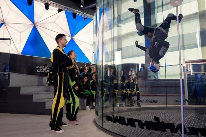 Experience the rush of indoor skydiving at Inflight Dubai where state-of-the-art wind tunnels allow everyone to fly. Perfect for all skill levels it's a journey into the skies!
